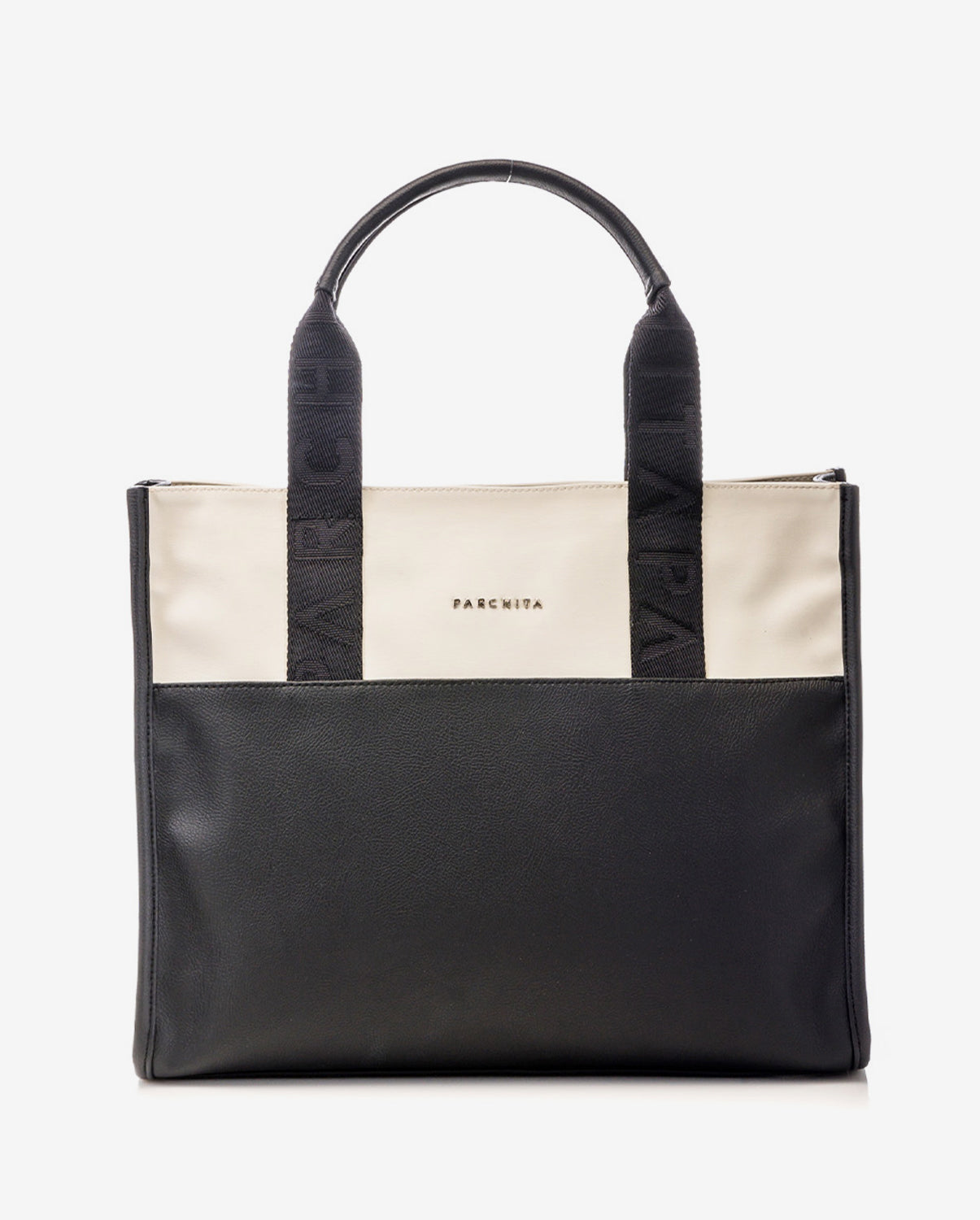 Shopping Clásico Negro x Crema