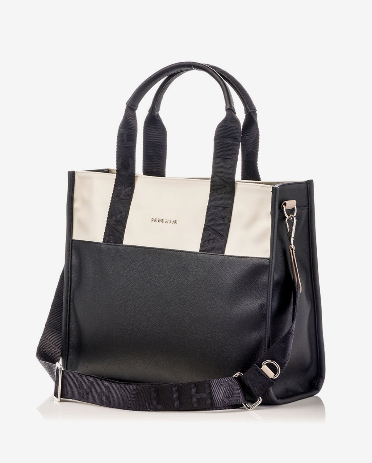 Shopping Clásico Negro x Crema